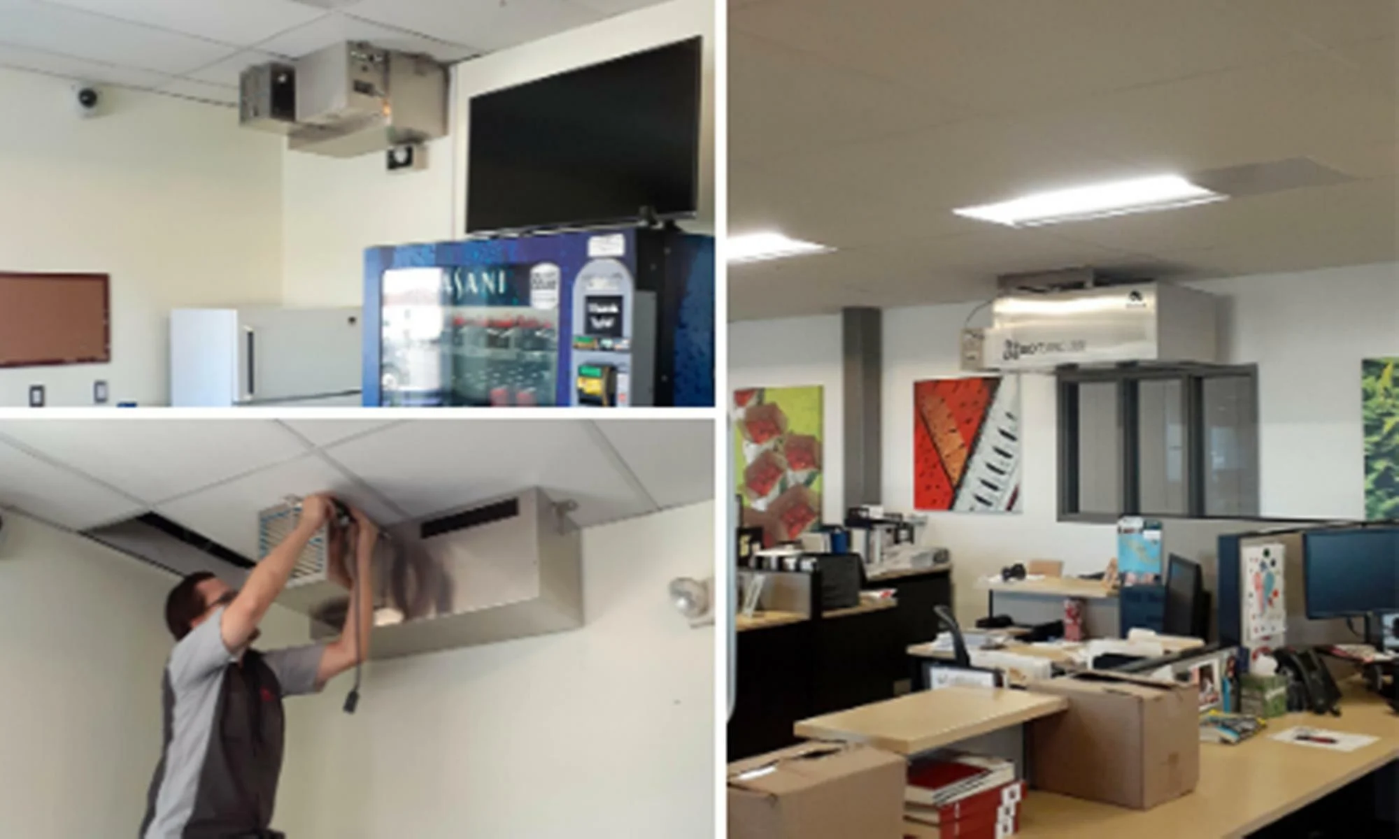 Bio Turbo installation in offices_Del Campo Supreme Inc, of Nogales, Arizona